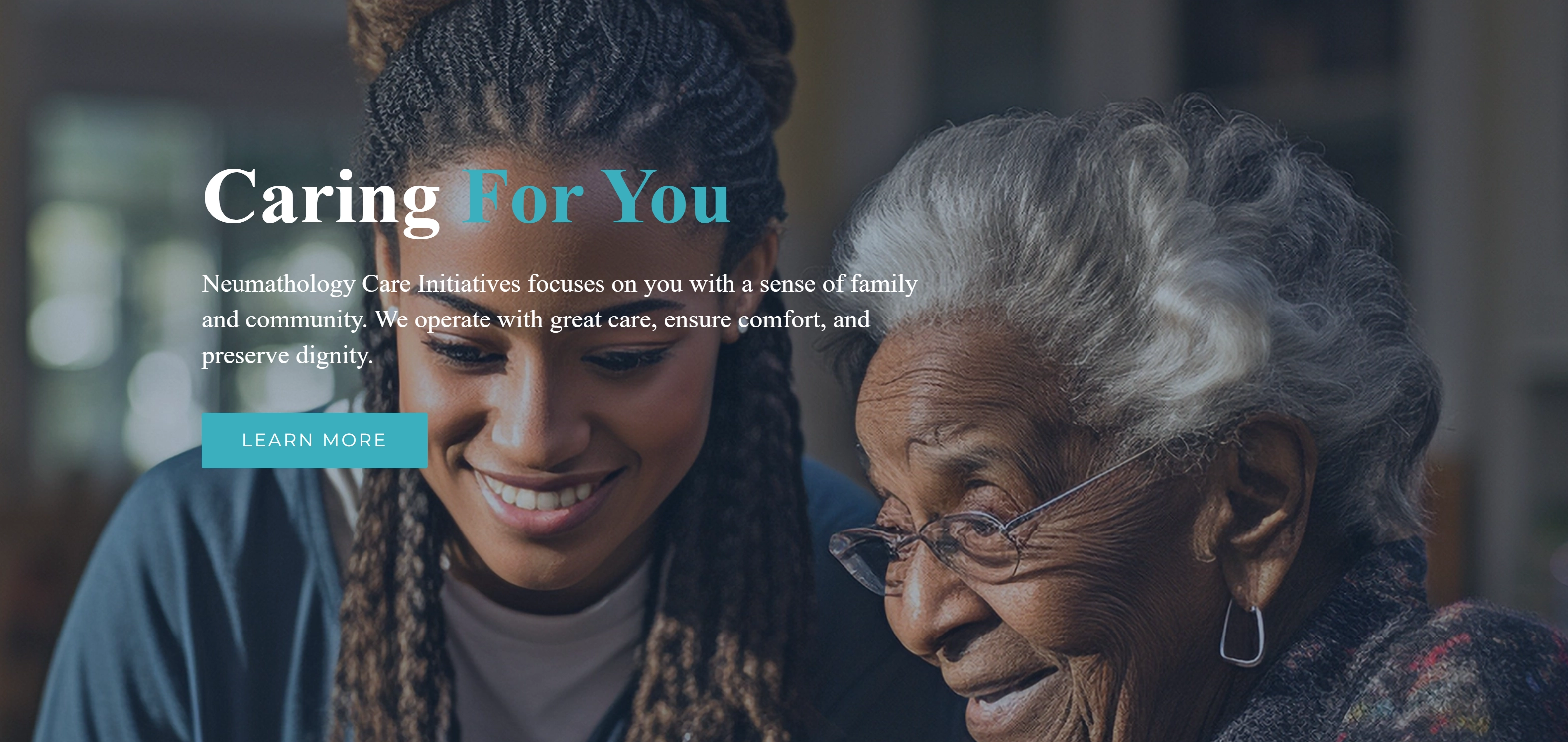 Neumathology Care Initiatives website preview